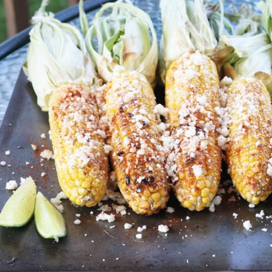 Street Corn with Chili-Lime Aioli - Recipe photo by First Time Foods