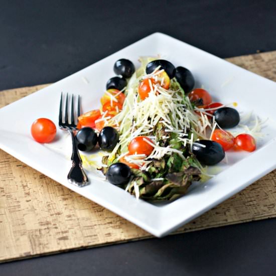 Grilled Romaine Salad - Recipe photo by crissy0316