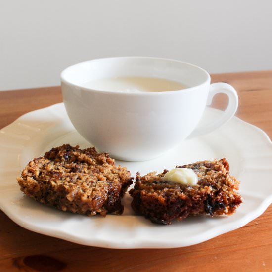 Honey Oat Bran Loaf + Butter - Recipe photo by heartofhomemade