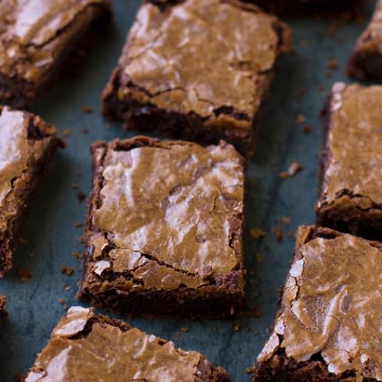 Rich Fudgy Flourless Brownies - Recipe photo by Life Made Simple