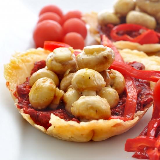 Parmesan Baskets - Recipe photo by Tony Rose