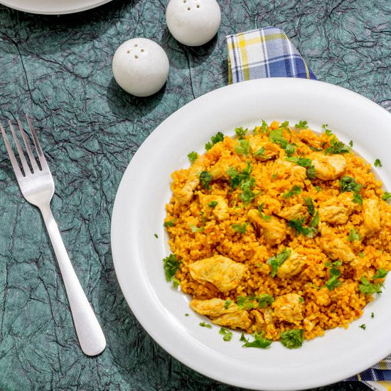 One Pot Chicken Couscous - Recipe photo by Priyanka DK