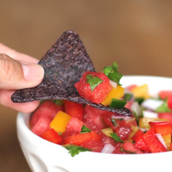 Watermelon Salsa - Recipe photo by CoordinatelyYours