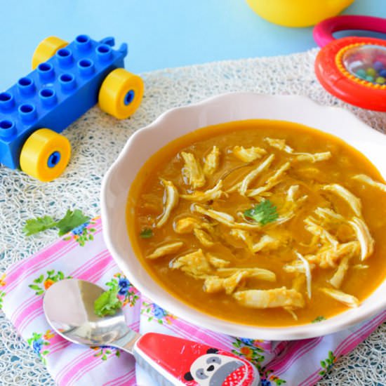 Mixed Veggie and Chicken Soup - Recipe photo by Eat as you Like