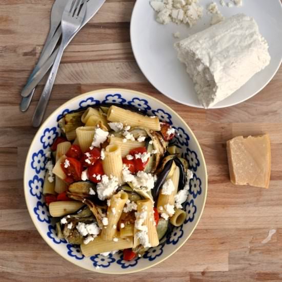 Rigatoni alla Norma - Recipe photo by mysecondbreakfast