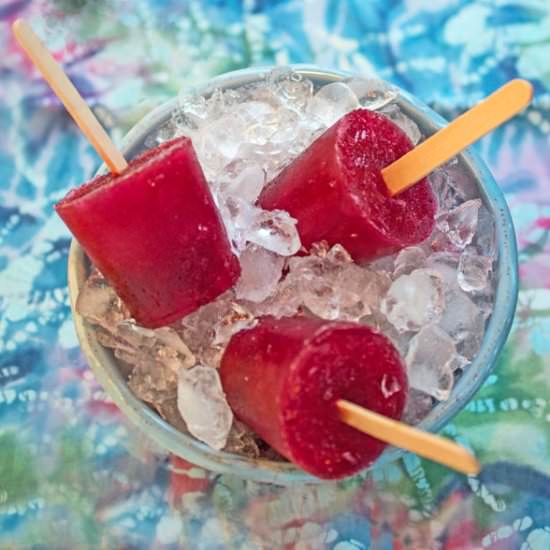 Pomegranate Pops - Recipe photo by nancy baggett-kitchenlane