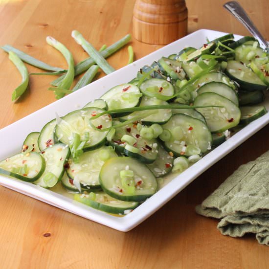 Cucumber and Sesame Salad - Recipe photo by HowToFeedaLoon