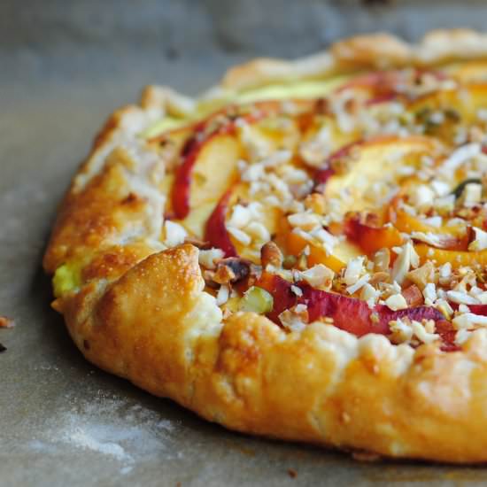 Peach Galette - Recipe photo by Soma