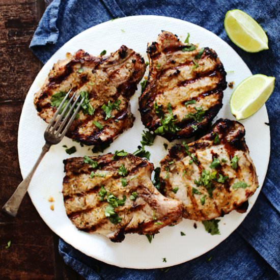 Jamaican Jerk Pork Chops - Recipe photo by foodess