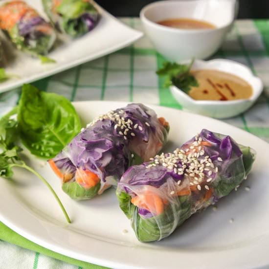 Fresh Spring Rolls with Shrimp - Recipe photo by SunkissedKitchen