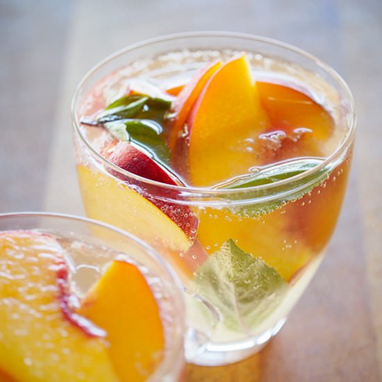 Sparkling Summer Sangria - Recipe photo by gardenbetty
