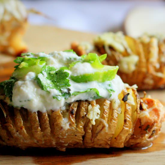 Hassleback Potatoes - Recipe photo by Lapetitchef