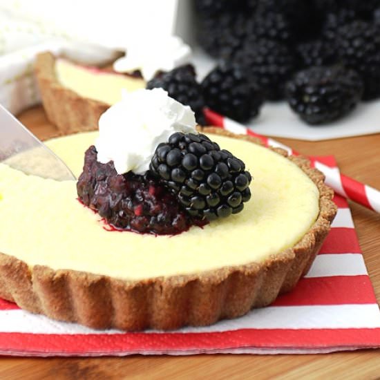 Keto Cheesecake Tarts - Recipe photo by The Healthy Foodie