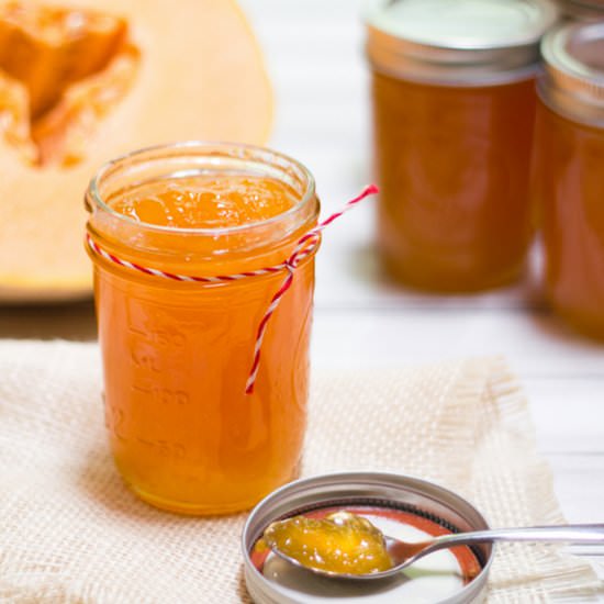 Salted Cantaloupe Jam - Recipe photo by wholefully