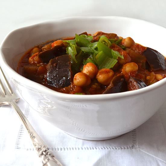 Moroccan Eggplant Stew - Recipe photo by Sew French
