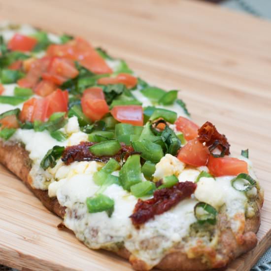 Flatbread Pizza - Recipe photo by Delights of Culinaria