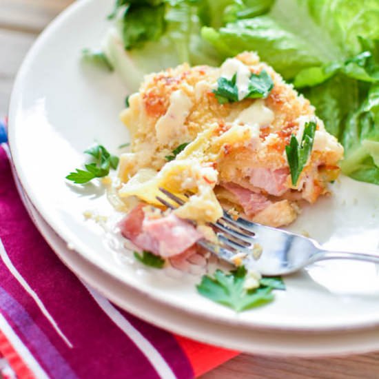 Cordon Bleu Lasagna Roll Ups - Recipe photo by cookingandbeer