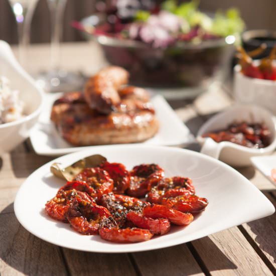 Chilli roasted tomatoes - Recipe photo by reenap