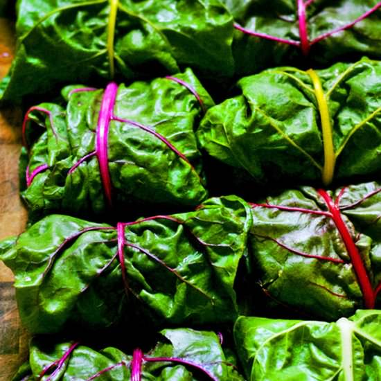 Greek Rainbow Chard Burritos - Recipe photo by cleanwellness