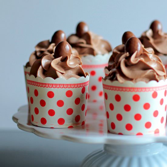 Kinder Chocolate Cupcakes - Recipe photo by citycupcakes