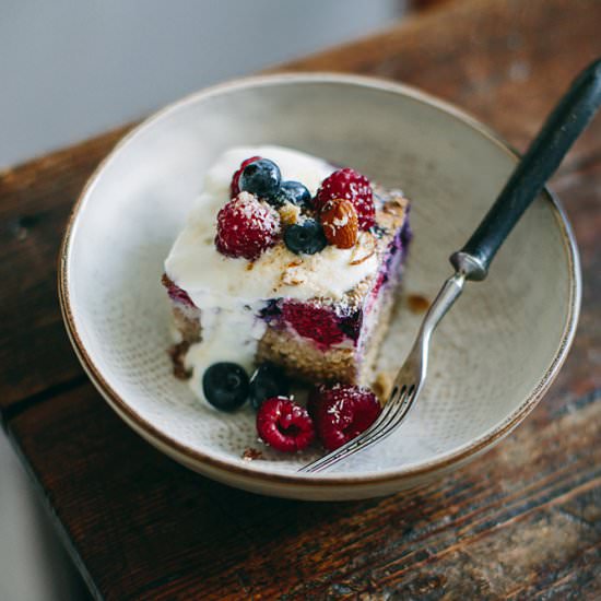 Millet Baked with Berries - Recipe photo by what should i eat for breakfast today
