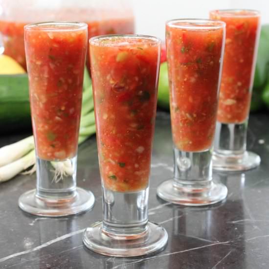 Classic Gazpacho - Recipe photo by HowToFeedaLoon