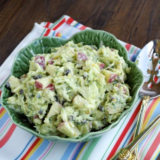 Zucchini Apple Slaw - Recipe photo by plaidandpaleo