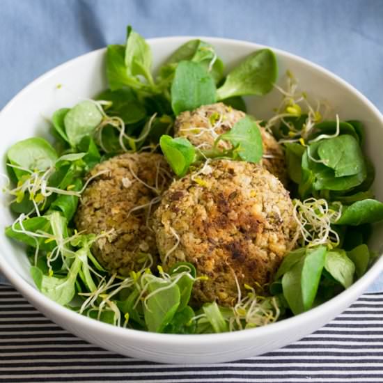 Mung Bean & Millet Burgers - Recipe photo by gugaskitchen