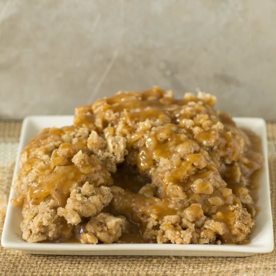 Caramel Apple Crisp - Recipe photo by Swanky Recipes