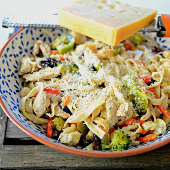 Asiago Pasta Salad - Recipe photo by Kitchengetaway