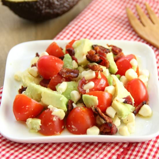 Corn, Tomato, and Avocado Salad - Recipe photo by eatdrinklove