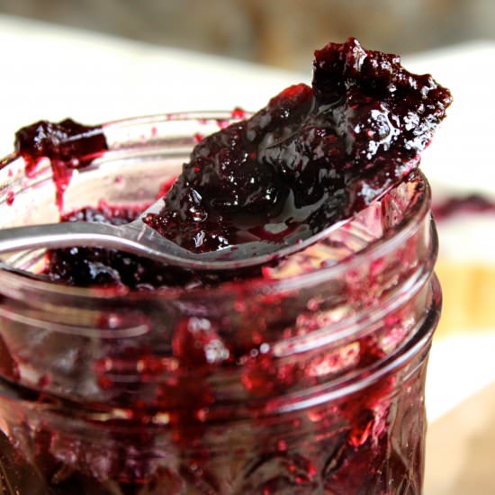 Blueberry Vanilla Jam - Recipe photo by Confectionalism