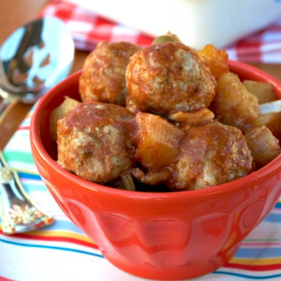 Sweet n' Sour Meatballs - Recipe photo by plaidandpaleo