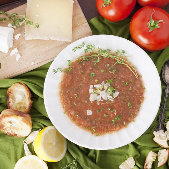 Mouth Watering Gazpacho - Recipe photo by sprouting healthy habits