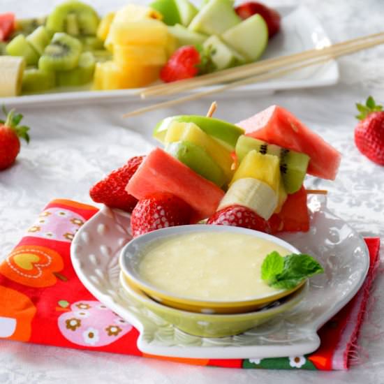 Fruit Kebabs - Recipe photo by Eat as you Like