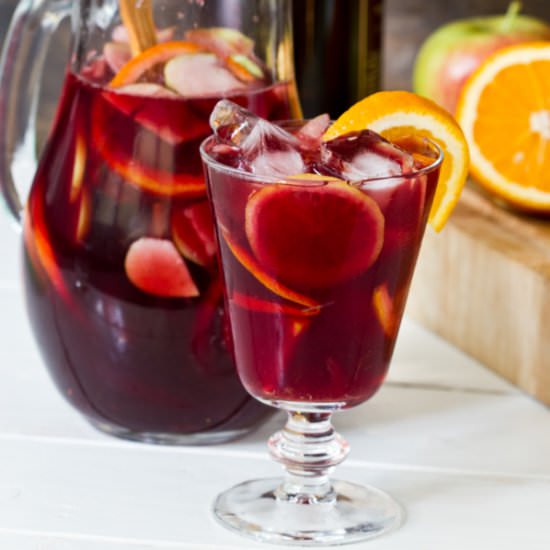 Red Wine Sangria - Recipe photo by Home Cooking Adventure