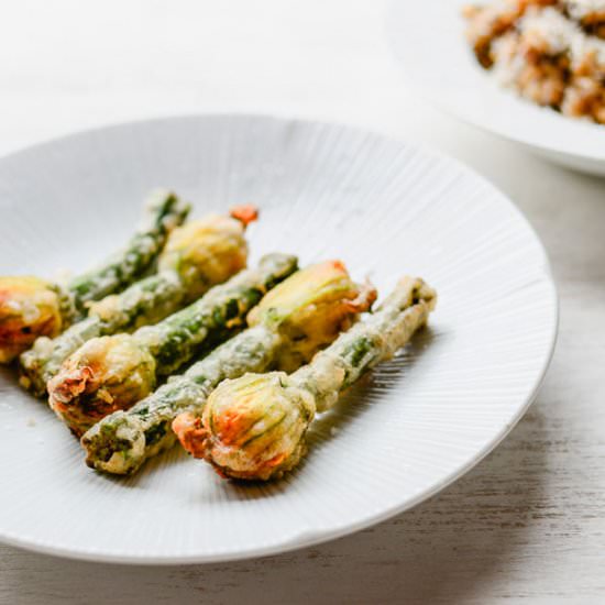 Stuffed Zucchini Flowers - Recipe photo by msihua