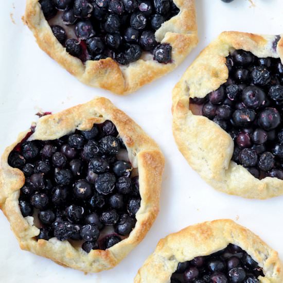 Mini Blueberry Galettes - Recipe photo by aliceandlois