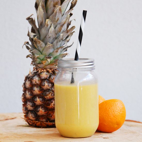 Avocado and Pineapple Smoothie - Recipe photo by Moja Galeria Smaku