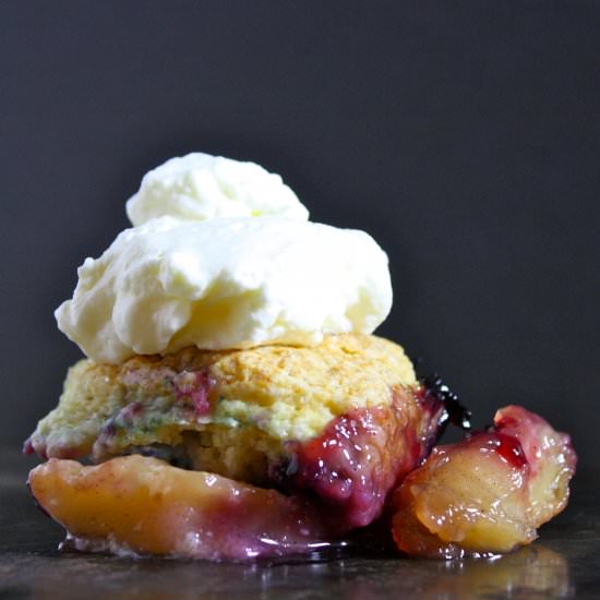 Peach Cobbler - Recipe photo by iwishbakingwasmyrealjob