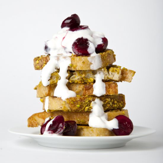 Pistachio-Crusted French Toast - Recipe photo by PicklesNHoney