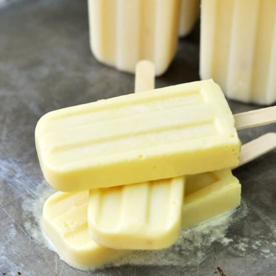 Hawaiian Cream Popsicles - Recipe photo by Cherished Bliss