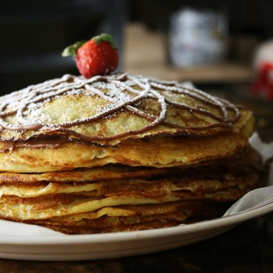 Chocolate Hazelnut Mille Crêpes - Recipe photo by Juju in a Teacup