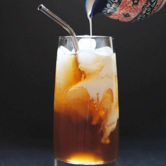 Thai Iced Tea - Recipe photo by morestomachblog
