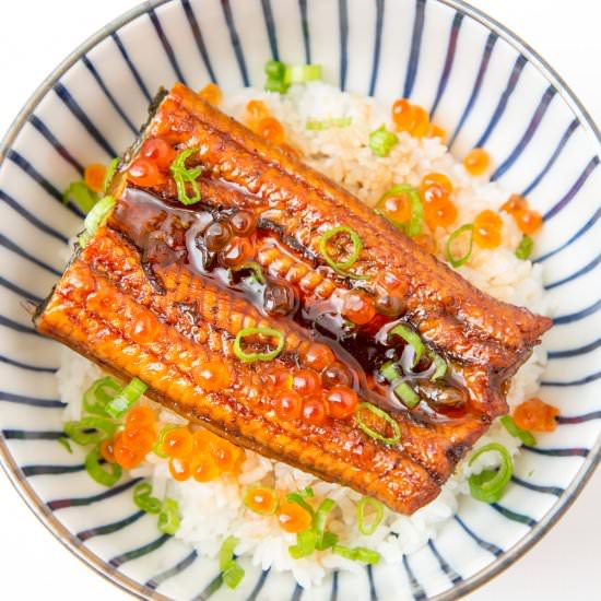 Unagi Don (Eel Rice Bowl) - Recipe photo by Lokness