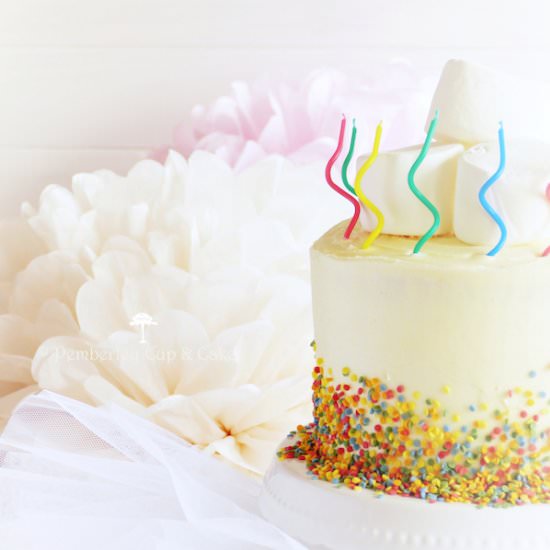Funfetti Layer Cake - Recipe photo by pemberleycupandcakes