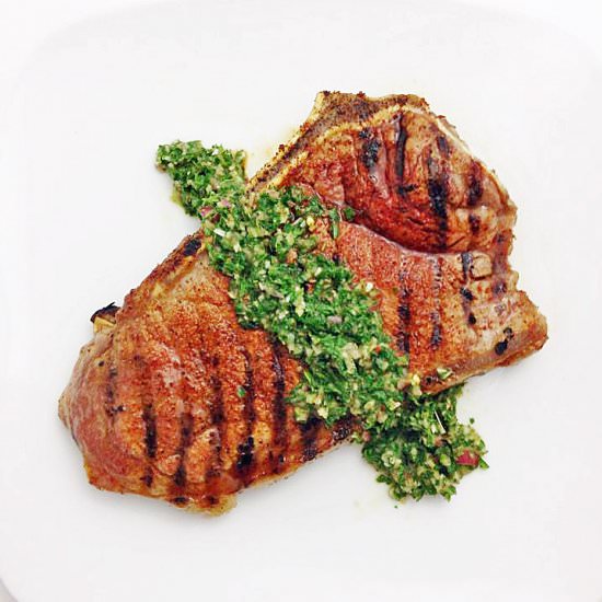 Spice Rubbed Chimmichurri - Recipe photo by ieatthereforeicook
