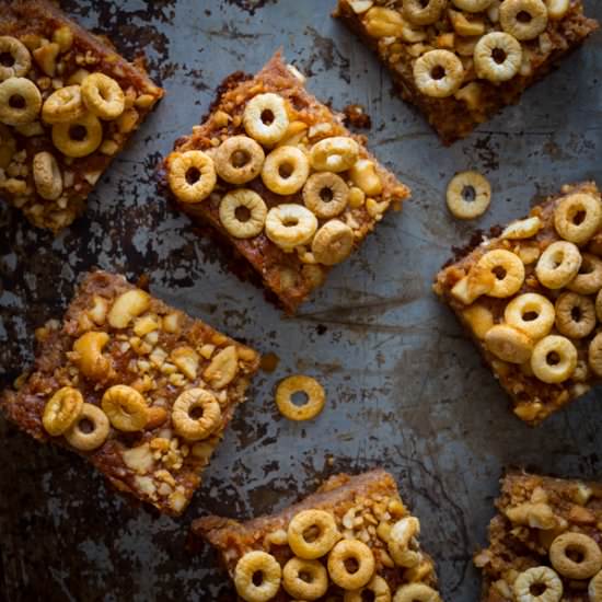 Honey Nut Snack Bars - Recipe photo by healthy seasonal recipes