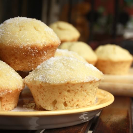 Donut Muffins - Recipe photo by The Desserted Girl