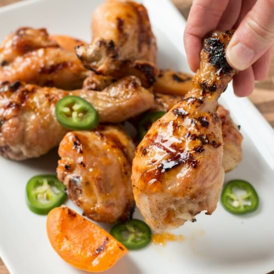 Sweet & Spicy Apricot Chicken - Recipe photo by VRAI Magazine